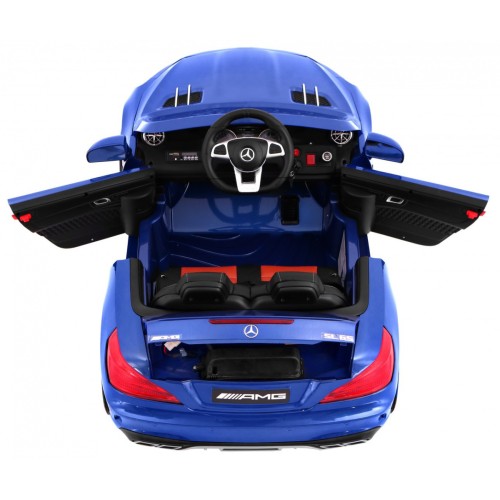 Mercedes AMG SL65 Dětská barva Modrá Dálkové nastavení sedadla v kufru MP3 LED Pomalý start