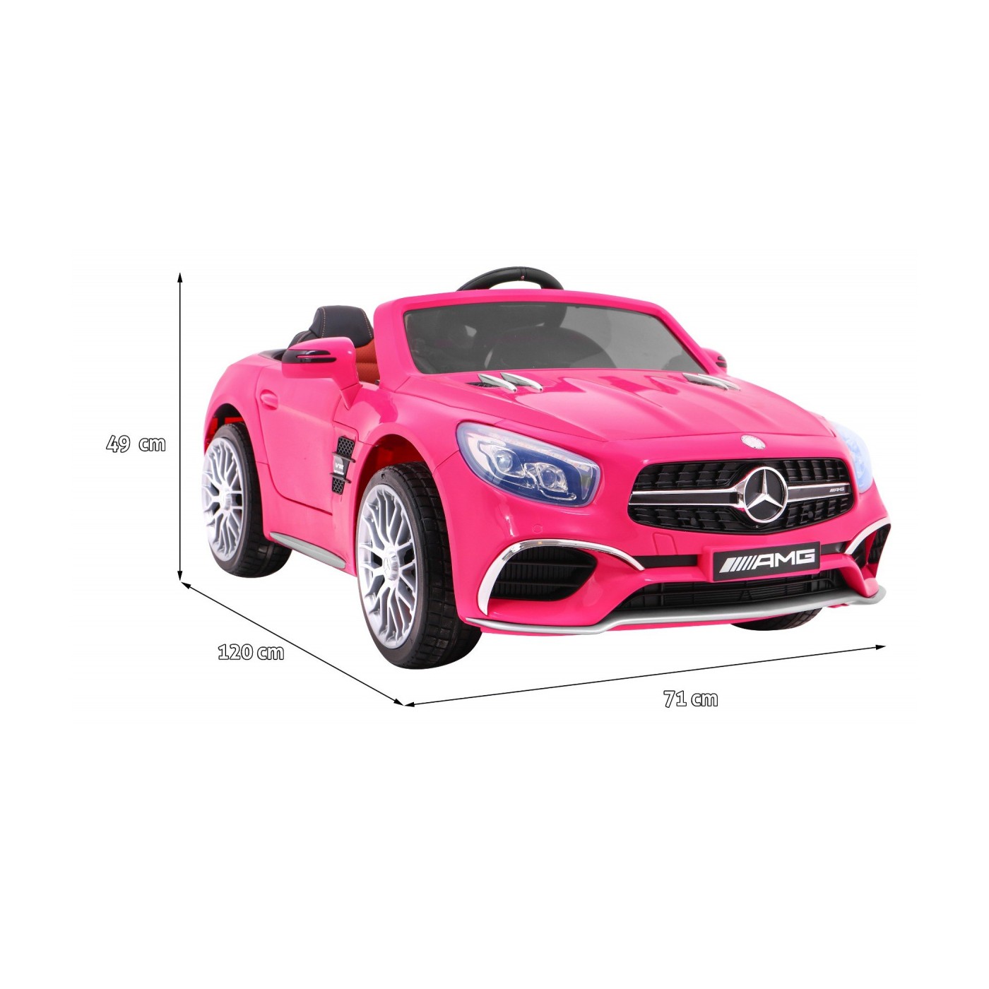 Mercedes AMG SL65 Růžový