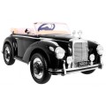 Mercedes Benz 300S Retro dětský lak černý + dálkové ovládání + EVA + pomalý start + LED MP3