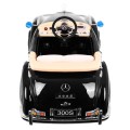 Mercedes Benz 300S Retro dětský lak černý + dálkové ovládání + EVA + pomalý start + LED MP3