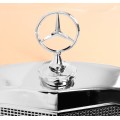 Mercedes Benz 300S Retro dětský lak černý + dálkové ovládání + EVA + pomalý start + LED MP3