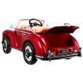 Mercedes Benz 300S Retro dětský lak červený + dálkové ovládání + EVA + pomalý start + LED MP3