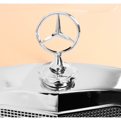 Mercedes Benz 300S Retro dětský lak červený + dálkové ovládání + EVA + pomalý start + LED MP3