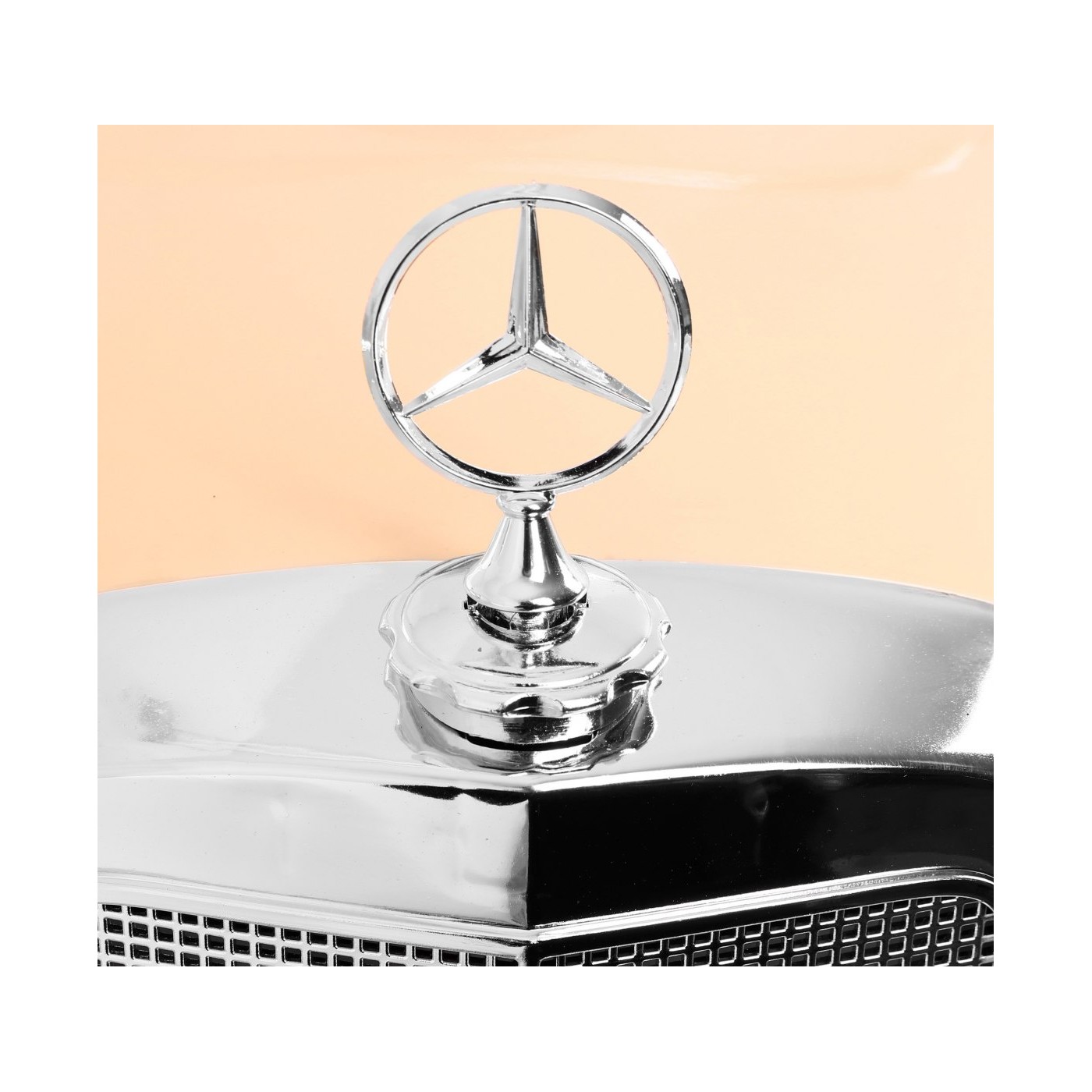 Mercedes Benz 300S Retro dětský lak červený + dálkové ovládání + EVA + pomalý start + LED MP3