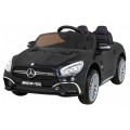 Mercedes Benz AMG SL65 S elektrická dětská černá dálková LED audio eko kůže EVA pomalý start