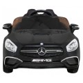 Mercedes Benz AMG SL65 S elektrická dětská černá dálková LED audio eko kůže EVA pomalý start