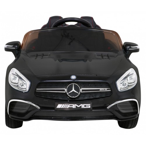 Mercedes Benz AMG SL65 S elektrická dětská černá dálková LED audio eko kůže EVA pomalý start