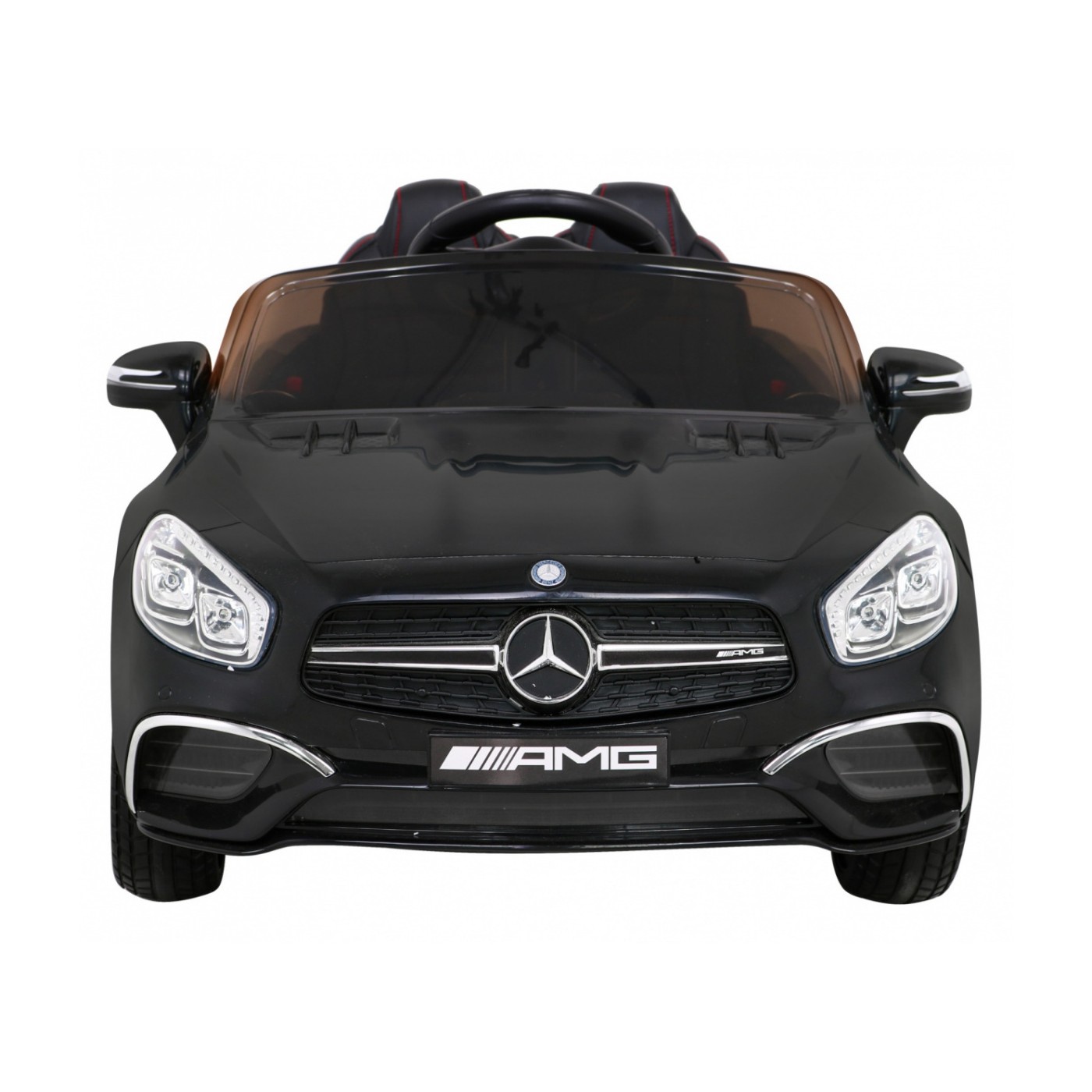 Mercedes Benz AMG SL65 S elektrická dětská černá dálková LED audio eko kůže EVA pomalý start