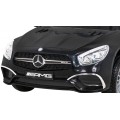 Mercedes Benz AMG SL65 S elektrická dětská černá dálková LED audio eko kůže EVA pomalý start