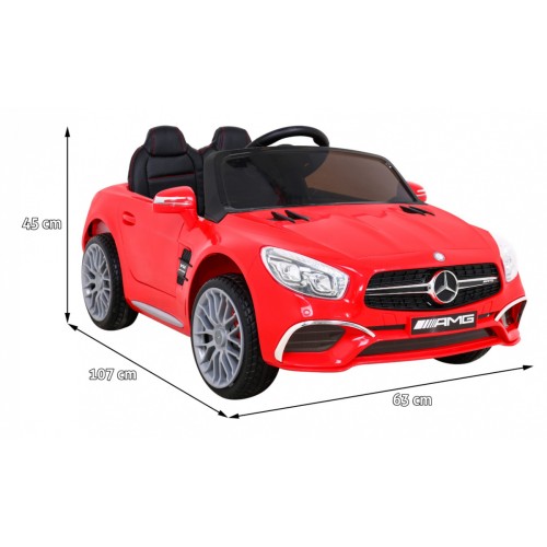 Mercedes Benz AMG SL65 S červená