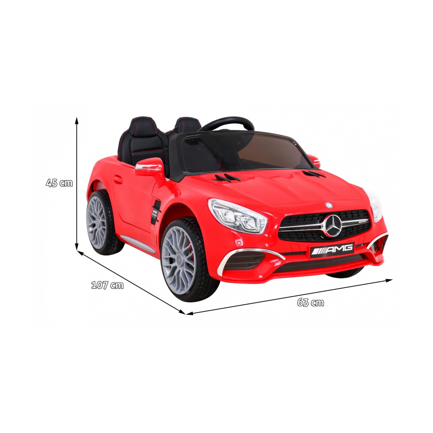Mercedes Benz AMG SL65 S červená