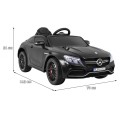 Mercedes Benz C63 AMG Kids černý + dálkové ovládání + 5bodové pásy + EVA + kufr + MP3 LED
