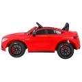Mercedes Benz C63 AMG Dětské červené + dálkové ovládání + 5bodové pásy + EVA + kufr + MP3 LED