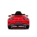 Mercedes Benz C63 AMG Dětské červené + dálkové ovládání + 5bodové pásy + EVA + kufr + MP3 LED