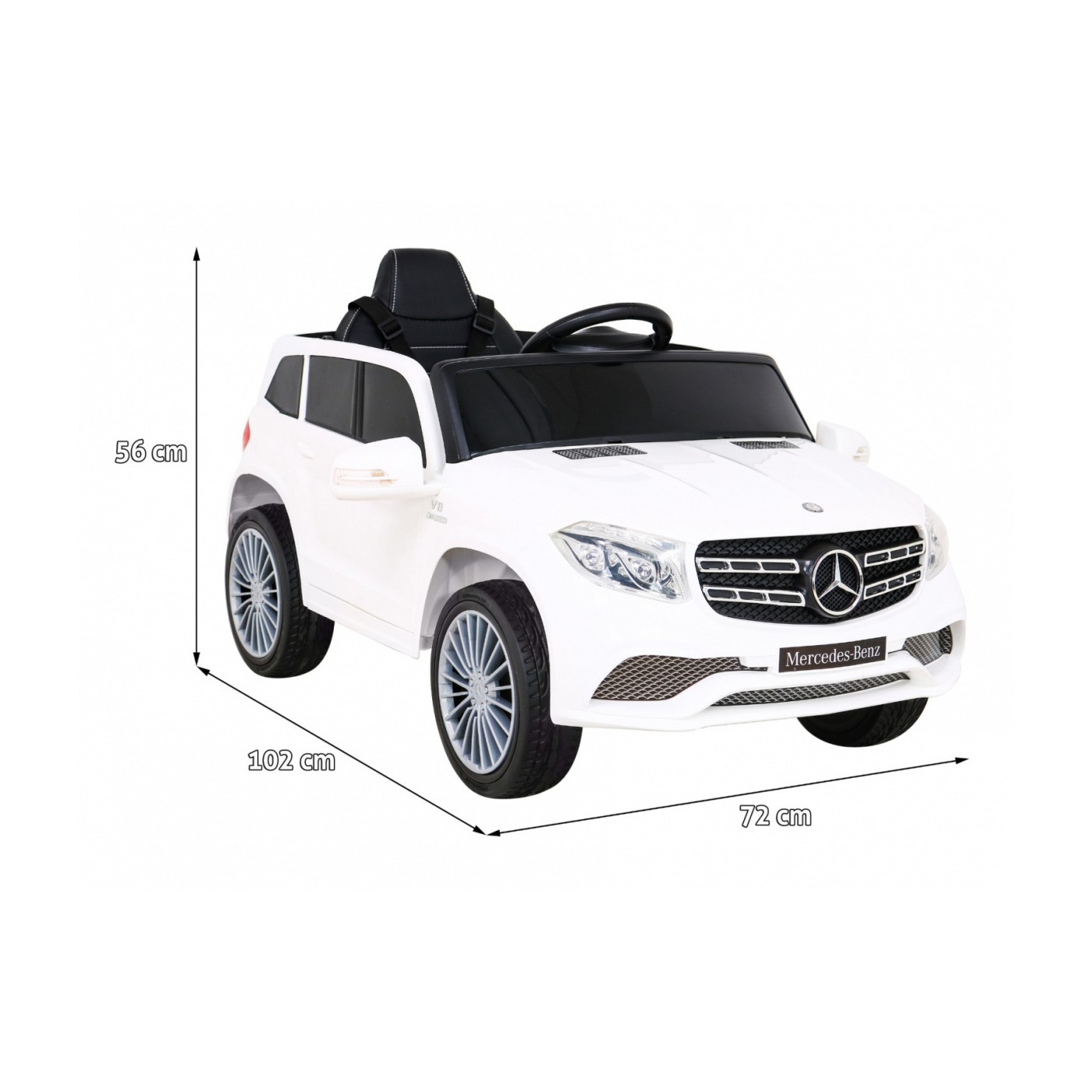 Vozidlo Mercedes Benz třídy GL bílé