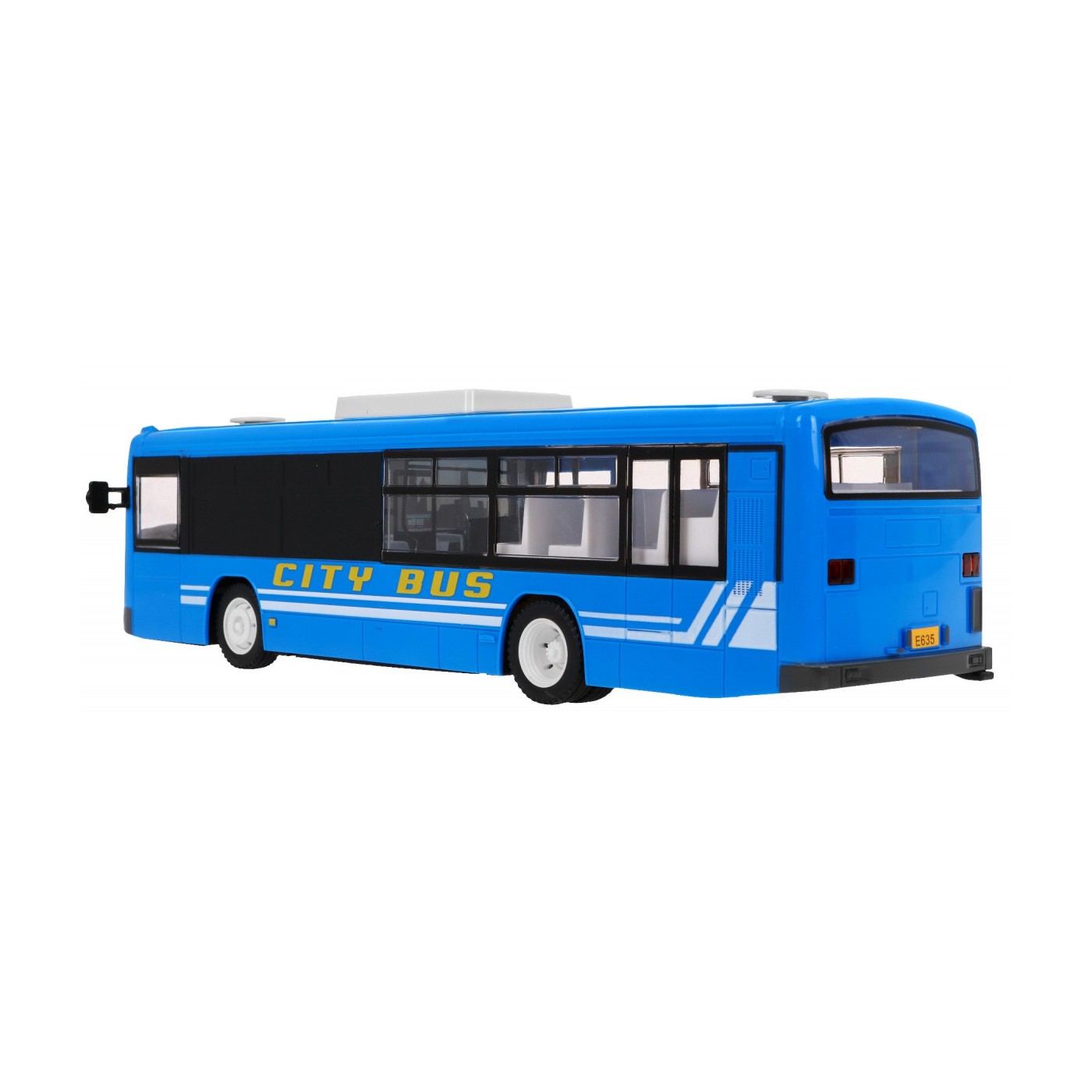 Dětský městský autobus 6+ dálkové ovládání Modrá 1:20 Pohyblivé prvky + Zvuky Světla