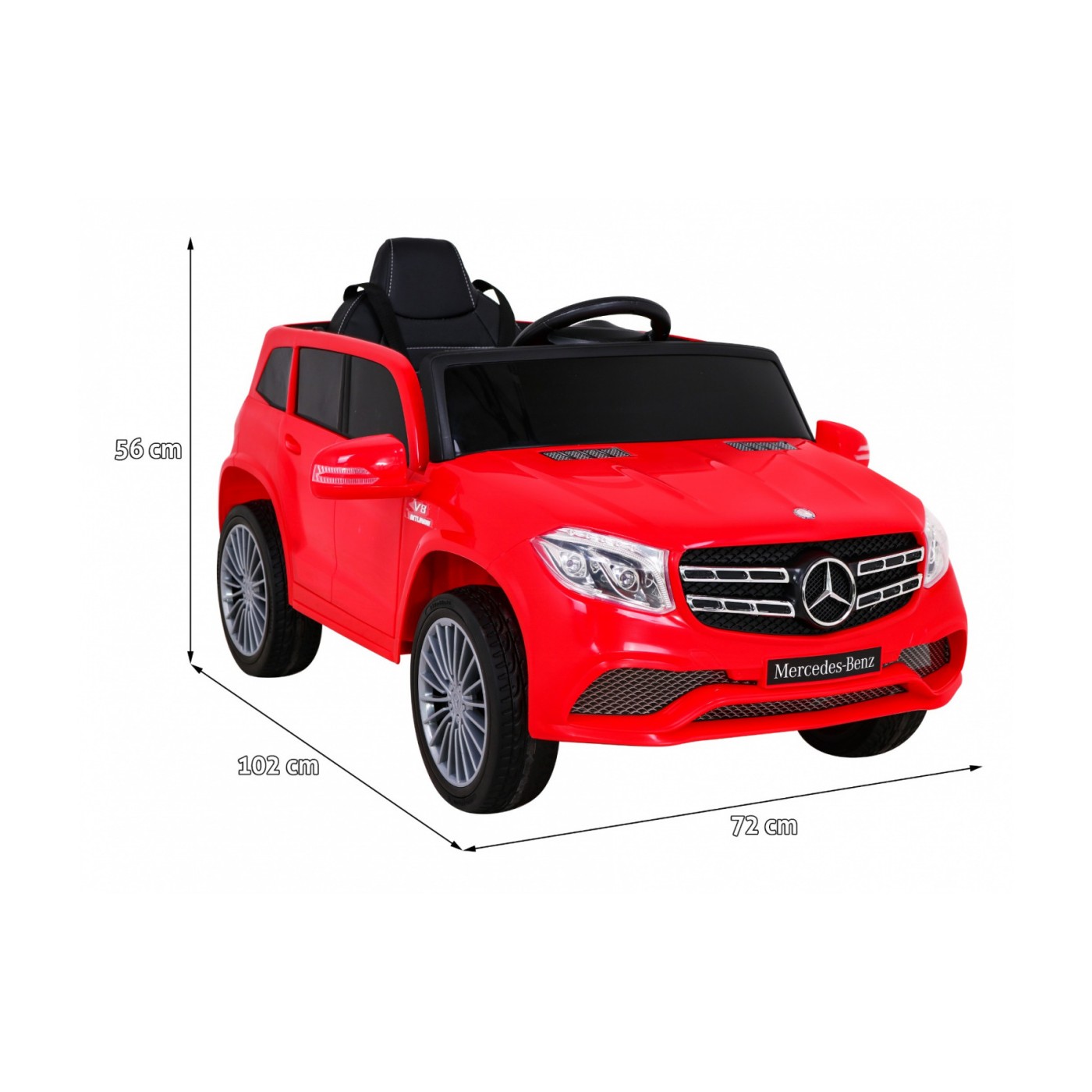 Mercedes Benz třídy GL červený