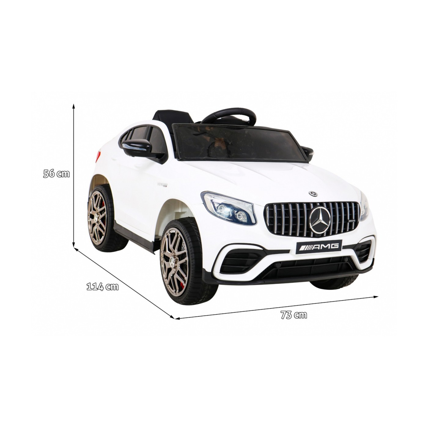 Mercedes Benz GLC63S Vozidlo Bílá