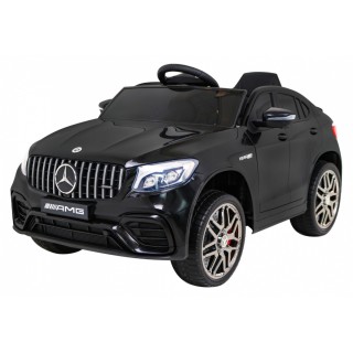 Mercedes Benz GLC63S Dětská černá + Dálkové ovládání + Naped 4x4 + MP3 LED + EVA + Pomalý start