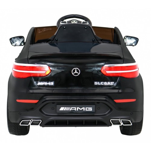 Mercedes Benz GLC63S Dětská černá + Dálkové ovládání + Naped 4x4 + MP3 LED + EVA + Pomalý start