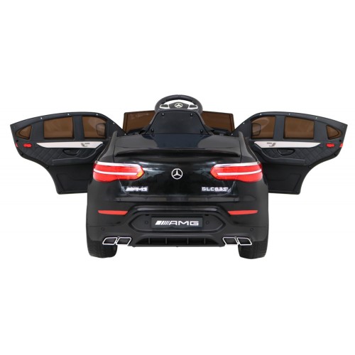 Mercedes Benz GLC63S Dětská černá + Dálkové ovládání + Naped 4x4 + MP3 LED + EVA + Pomalý start