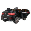 Mercedes Benz GLC63S Dětská černá + Dálkové ovládání + Naped 4x4 + MP3 LED + EVA + Pomalý start