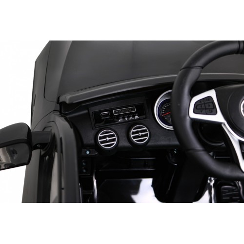 Mercedes Benz GLC63S Dětská černá + Dálkové ovládání + Naped 4x4 + MP3 LED + EVA + Pomalý start