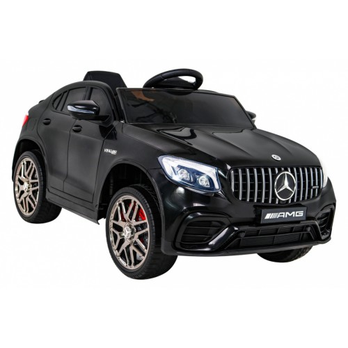 Mercedes Benz GLC63S Dětská černá + Dálkové ovládání + Naped 4x4 + MP3 LED + EVA + Pomalý start