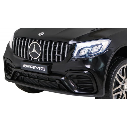 Mercedes Benz GLC63S Dětská černá + Dálkové ovládání + Naped 4x4 + MP3 LED + EVA + Pomalý start