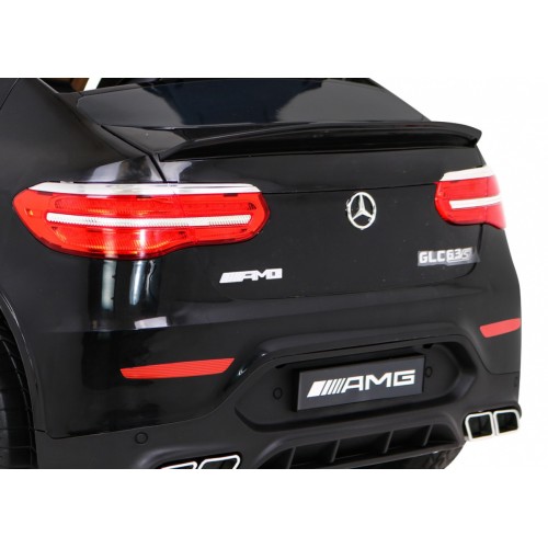 Mercedes Benz GLC63S Dětská černá + Dálkové ovládání + Naped 4x4 + MP3 LED + EVA + Pomalý start