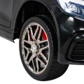 Mercedes Benz GLC63S Dětská černá + Dálkové ovládání + Naped 4x4 + MP3 LED + EVA + Pomalý start