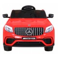 Mercedes Benz GLC63S Dětské červené Dálkové Ovládání 4x4 MP3 LED EVA Pomalý Start