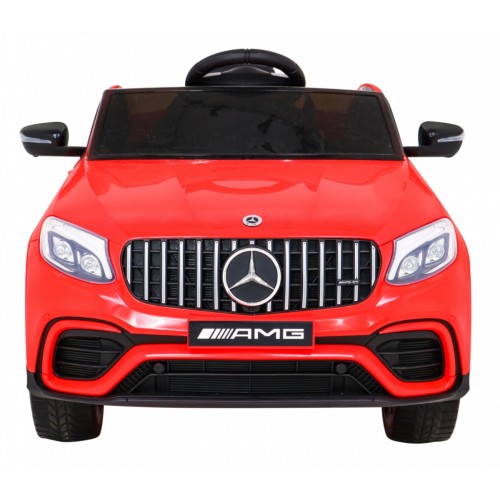 Mercedes Benz GLC63S Dětské červené Dálkové Ovládání 4x4 MP3 LED EVA Pomalý Start