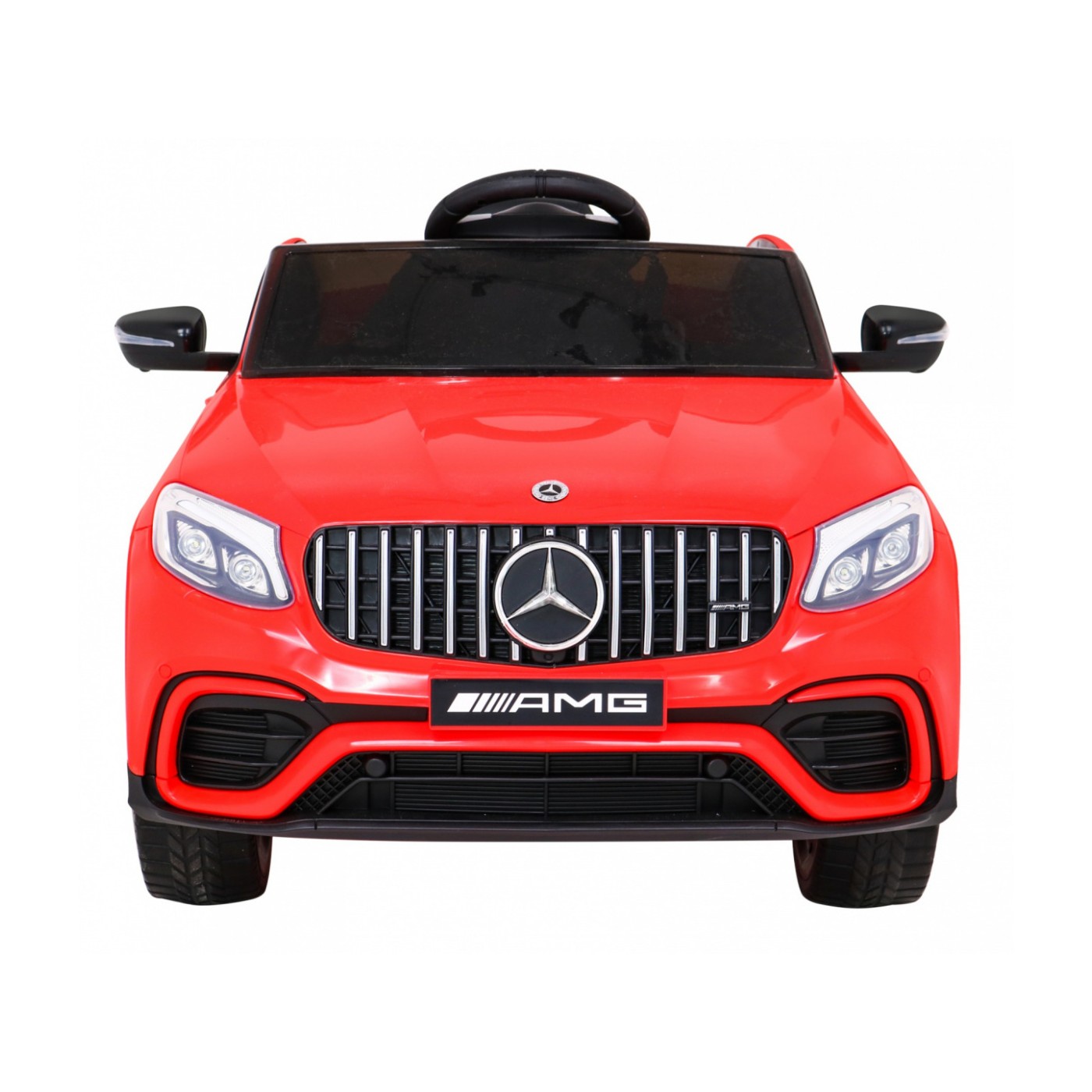 Mercedes Benz GLC63S Dětské červené Dálkové Ovládání 4x4 MP3 LED EVA Pomalý Start