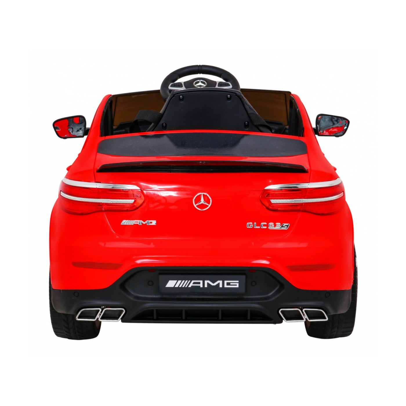 Mercedes Benz GLC63S Dětské červené Dálkové Ovládání 4x4 MP3 LED EVA Pomalý Start