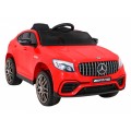 Mercedes Benz GLC63S Dětské červené Dálkové Ovládání 4x4 MP3 LED EVA Pomalý Start