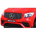 Mercedes Benz GLC63S Dětské červené Dálkové Ovládání 4x4 MP3 LED EVA Pomalý Start