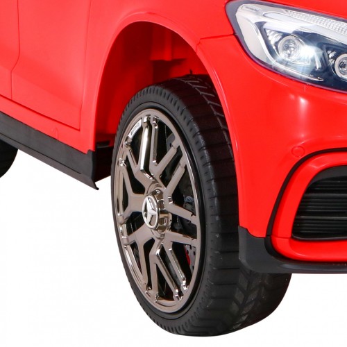 Mercedes Benz GLC63S Dětské červené Dálkové Ovládání 4x4 MP3 LED EVA Pomalý Start