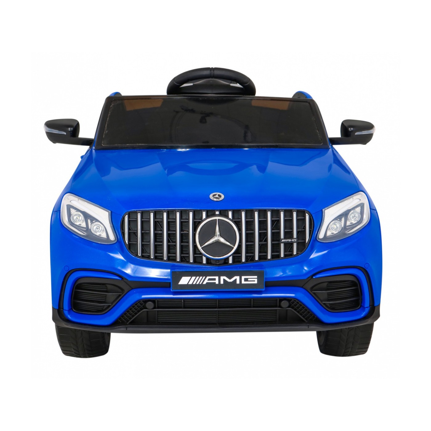 Mercedes Benz GLC63S Dětské modré Dálkové Ovládání 4x4 MP3 LED EVA Pomalý Start