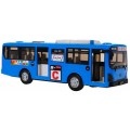 Interaktivní školní autobus pro děti 3+ modrý + otevírání dveří + Zvuky Světla
