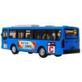 Interaktivní školní autobus pro děti 3+ modrý + otevírání dveří + Zvuky Světla
