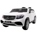 Dětská autobaterie Mercedes AMG GLS63 bílá + lakovaná + 4x4 + přívod vzduchu