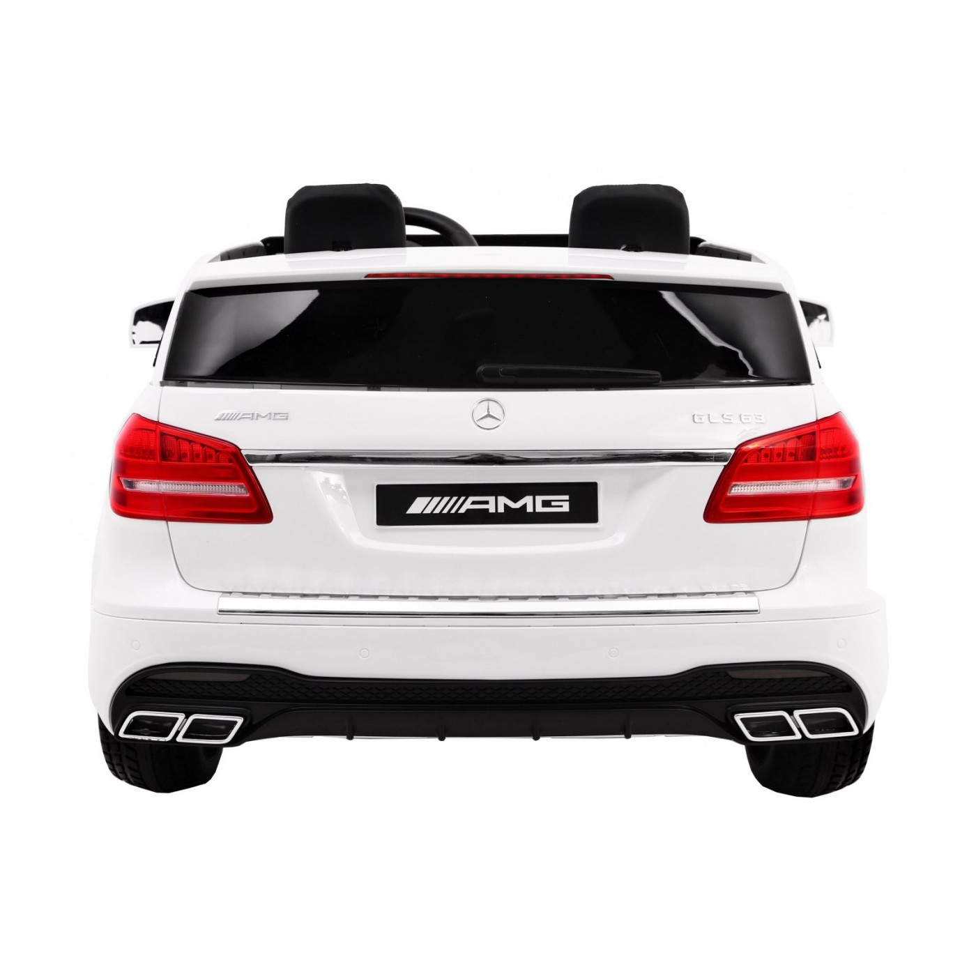 Dětská autobaterie Mercedes AMG GLS63 bílá + lakovaná + 4x4 + přívod vzduchu