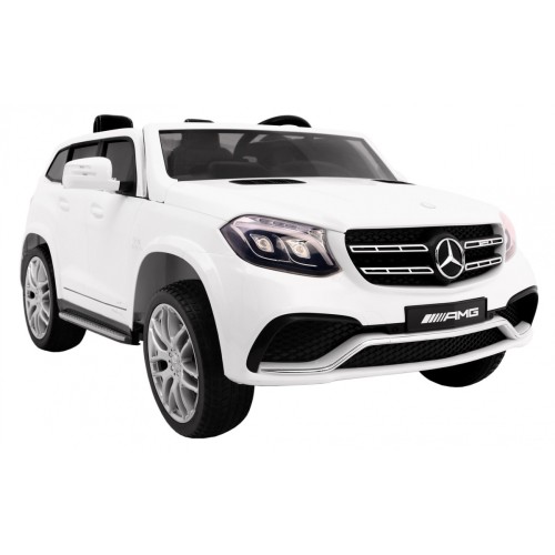 Dětská autobaterie Mercedes AMG GLS63 bílá + lakovaná + 4x4 + přívod vzduchu