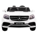 Dětská autobaterie Mercedes AMG GLS63 bílá + lakovaná + 4x4 + přívod vzduchu