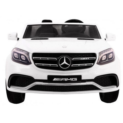 Dětská autobaterie Mercedes AMG GLS63 bílá + lakovaná + 4x4 + přívod vzduchu
