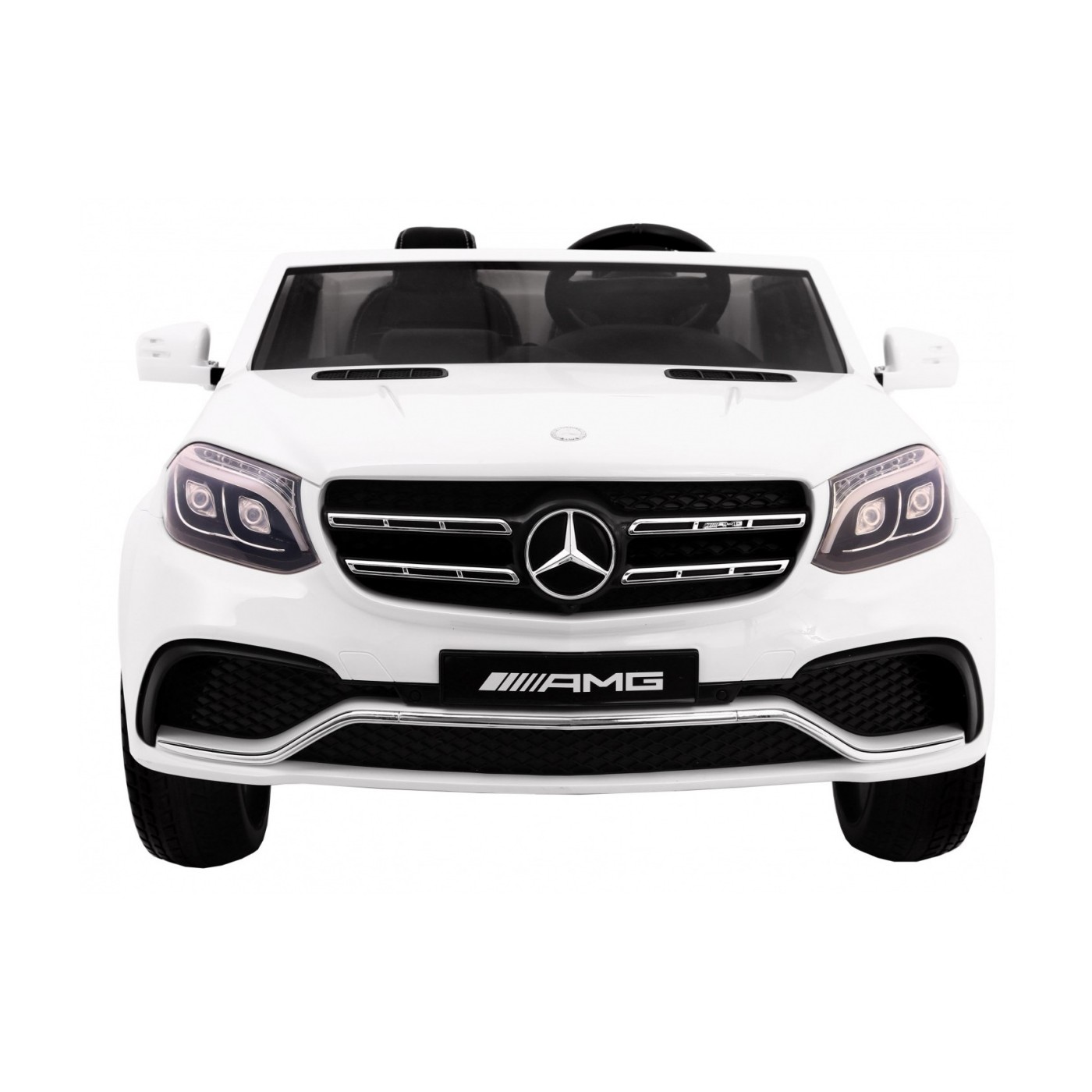 Dětská autobaterie Mercedes AMG GLS63 bílá + lakovaná + 4x4 + přívod vzduchu
