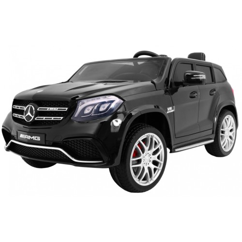 Mercedes AMG GLS63 Dětská baterie do auta černá + lakovaná + 4x4 + přívod vzduchu