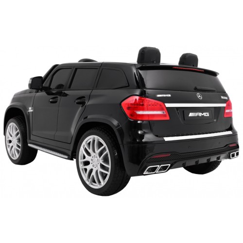 Mercedes AMG GLS63 Dětská baterie do auta černá + lakovaná + 4x4 + přívod vzduchu