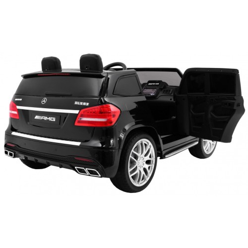 Mercedes AMG GLS63 Dětská baterie do auta černá + lakovaná + 4x4 + přívod vzduchu